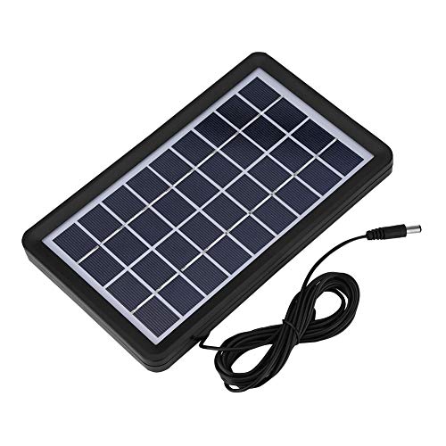 ASHATA Panel Solar, 9V 3W Panel Solar Impermeable 93% de transmitancia de luz Célula Solar de silicio de Polietileno Panel Solar monocristalino de 9 voltios, hasta 93% de transmitancia